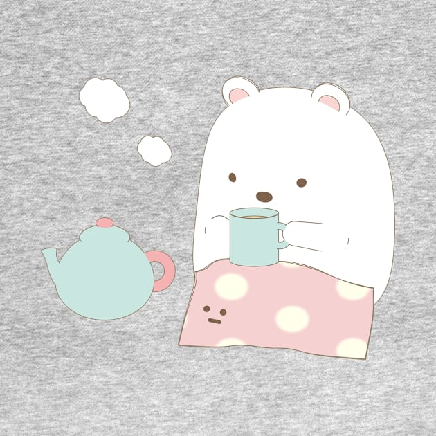 Bear with tea by miguelest@protonmail.com